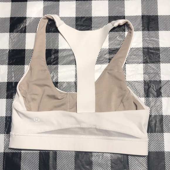 Lululemon White Sport Bra size 4 - Picture 2 of 6